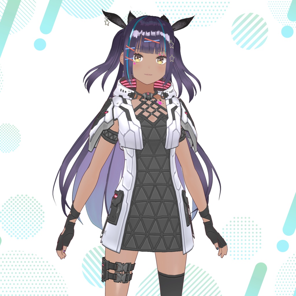 【VRoid texture 76】サイバーミリタリー19