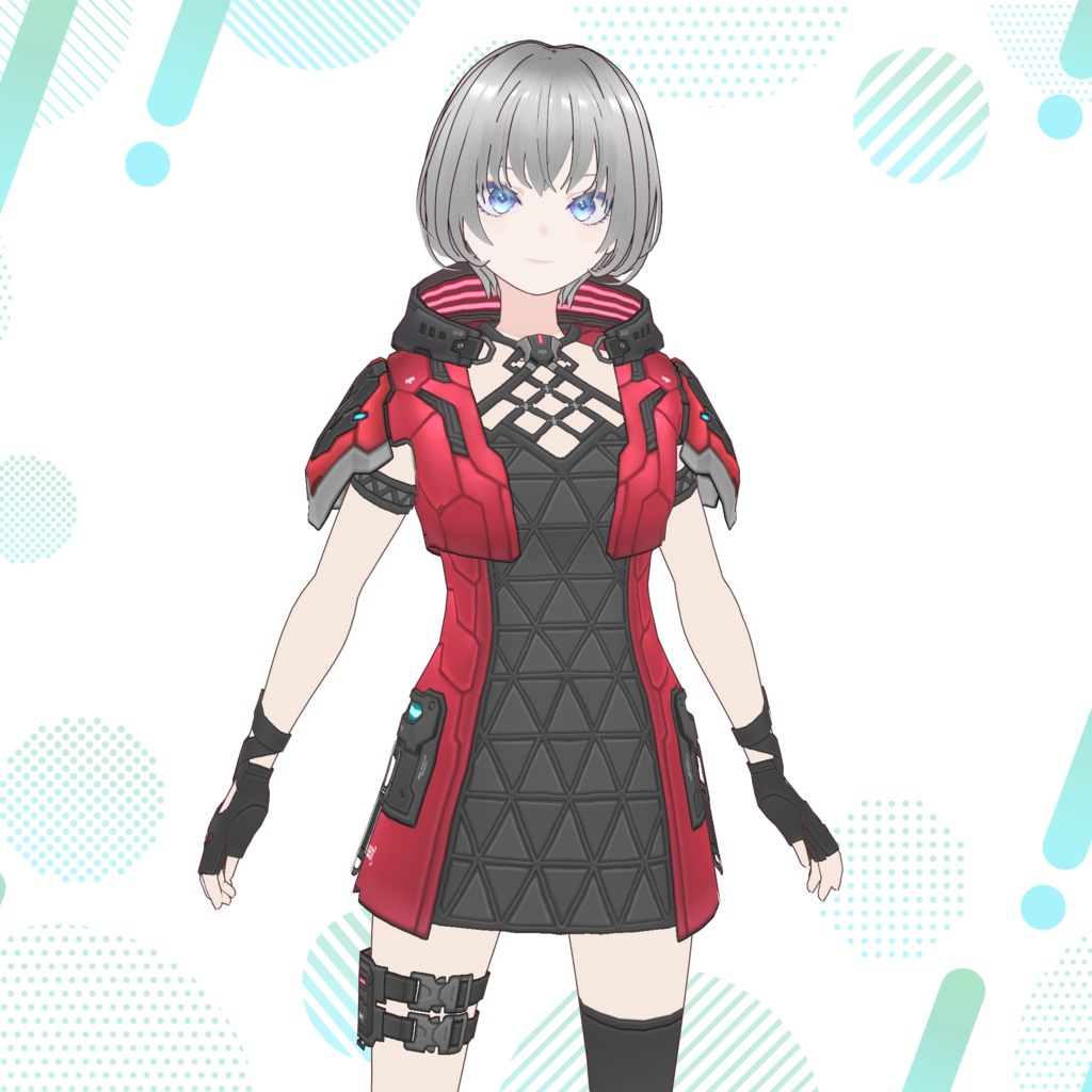 【VRoid texture 76】サイバーミリタリー19