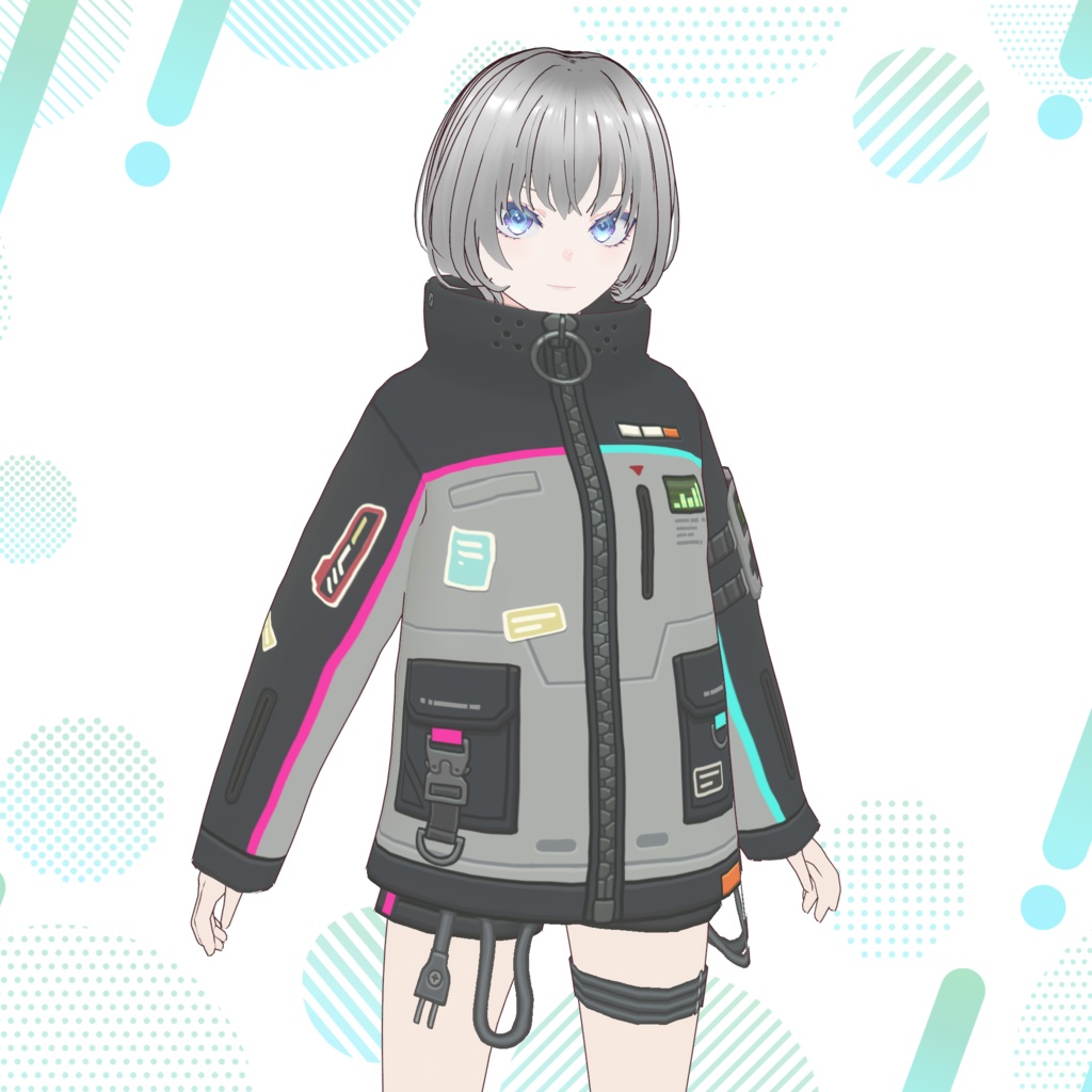 【VRoid texture 77】サイバーパンク11