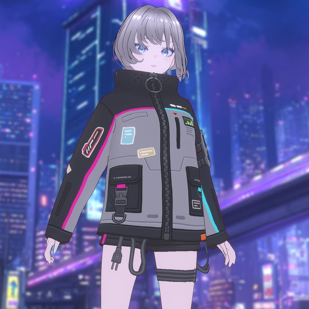 【VRoid texture 77】サイバーパンク11