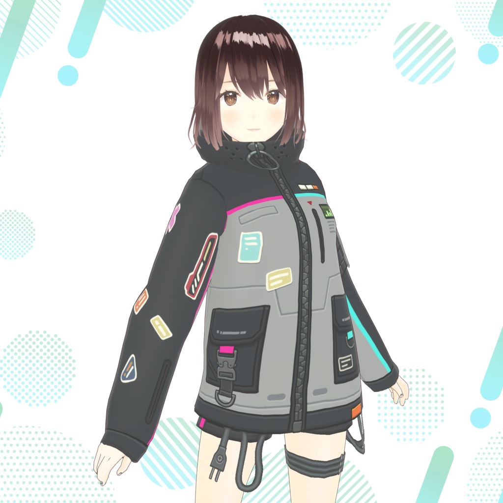 【VRoid texture 77】サイバーパンク11