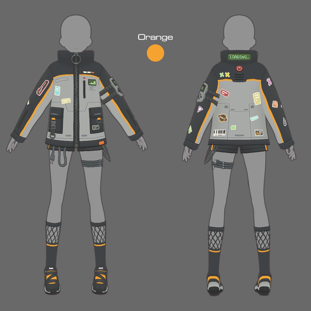 【VRoid texture 77】サイバーパンク11