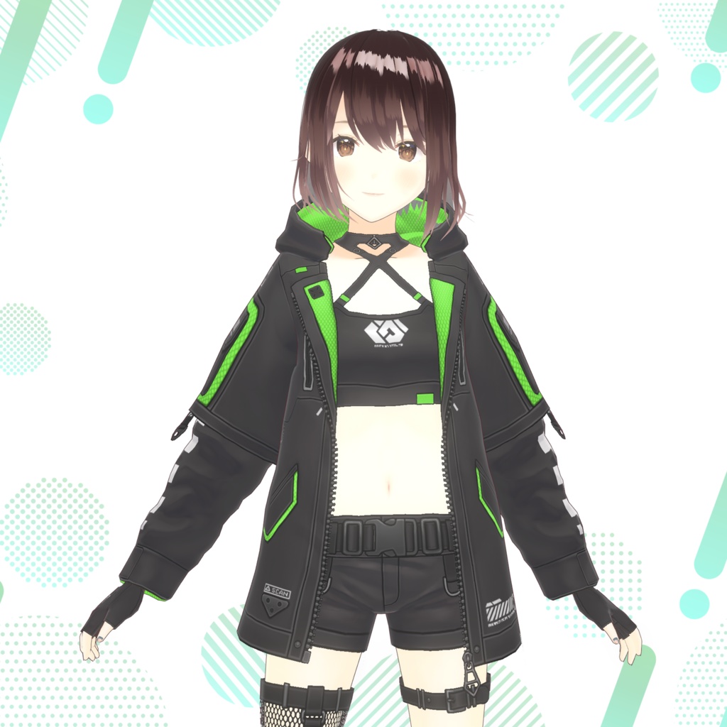 【期間限定 12/31(水)まで】VRoid用コスチューム3点セット A