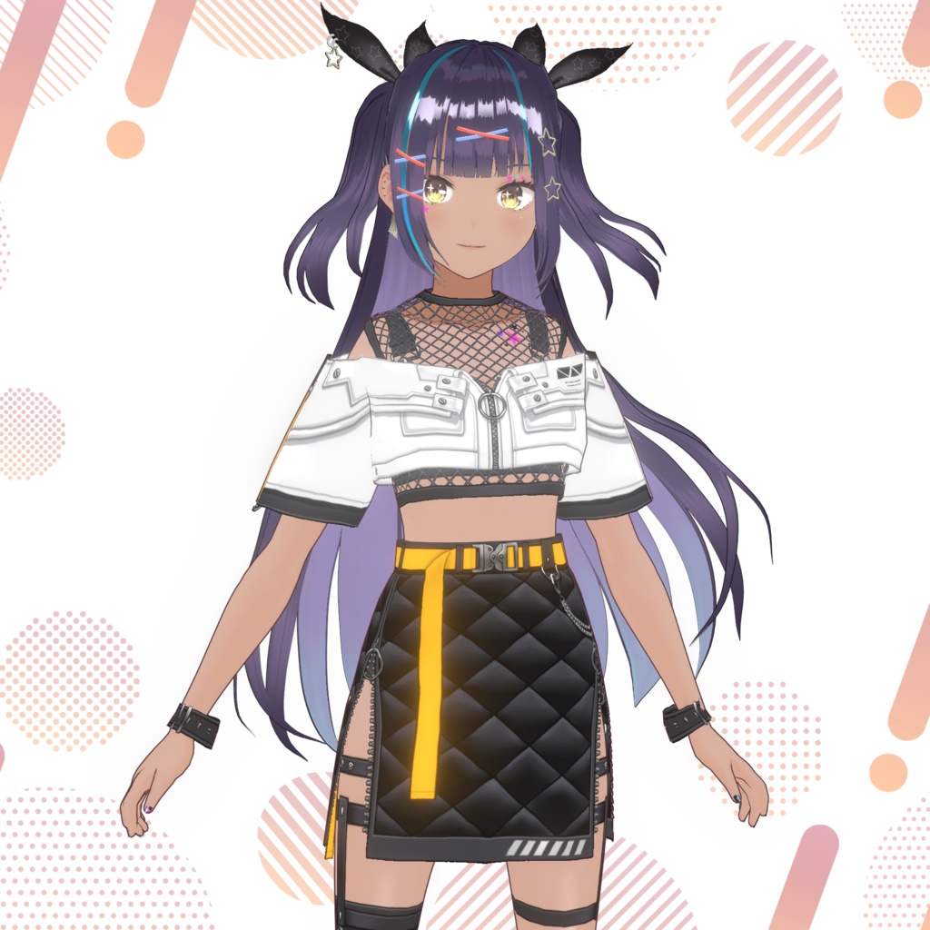 【期間限定 12/31(水)まで】VRoid用コスチューム3点セット B