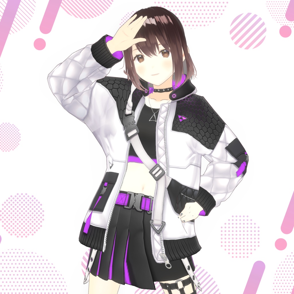 【期間限定 12/31(水)まで】VRoid用コスチューム3点セット B