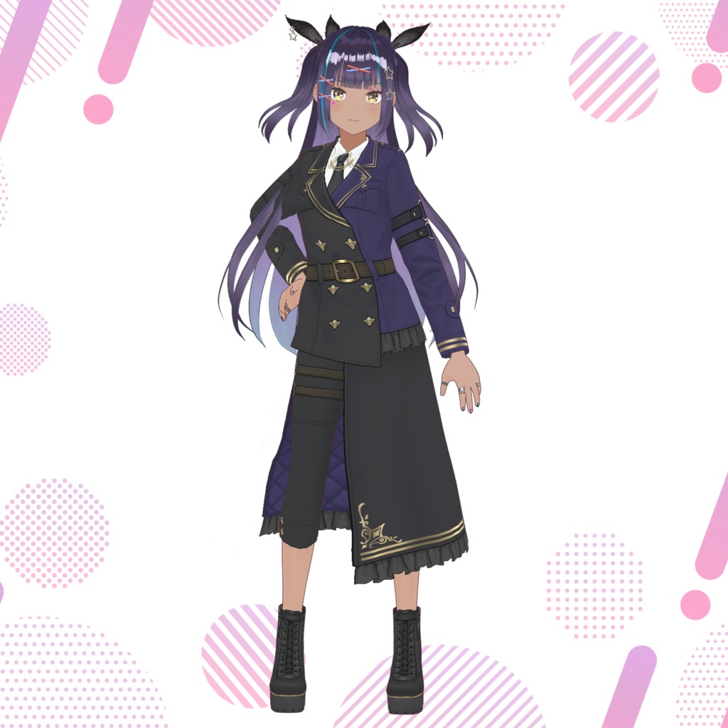 【月替わり】VRoid用コスチューム2点セット A