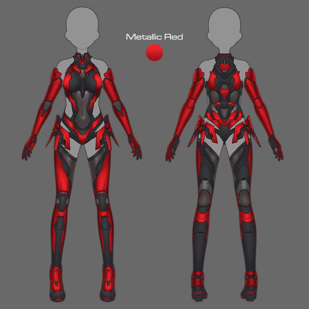 【VRoid texture 78】サイバースーツ8