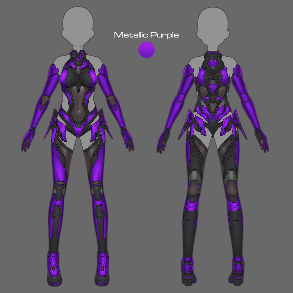 【VRoid texture 78】サイバースーツ8