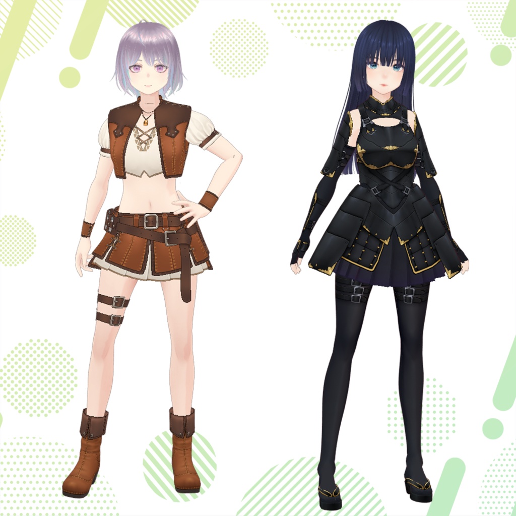 【月替わり】VRoid用コスチューム2点セット B