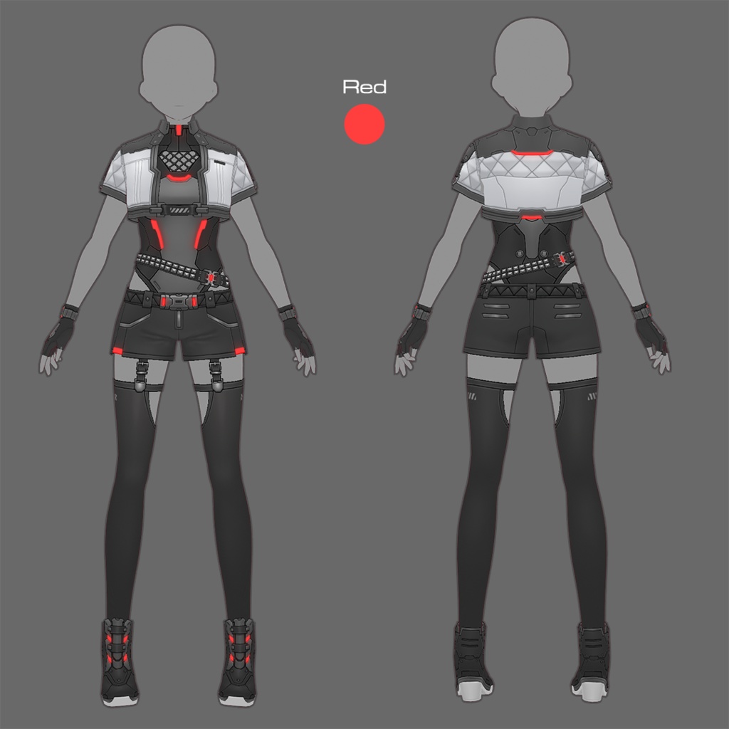 【VRoid texture 80】サイバーパンク12