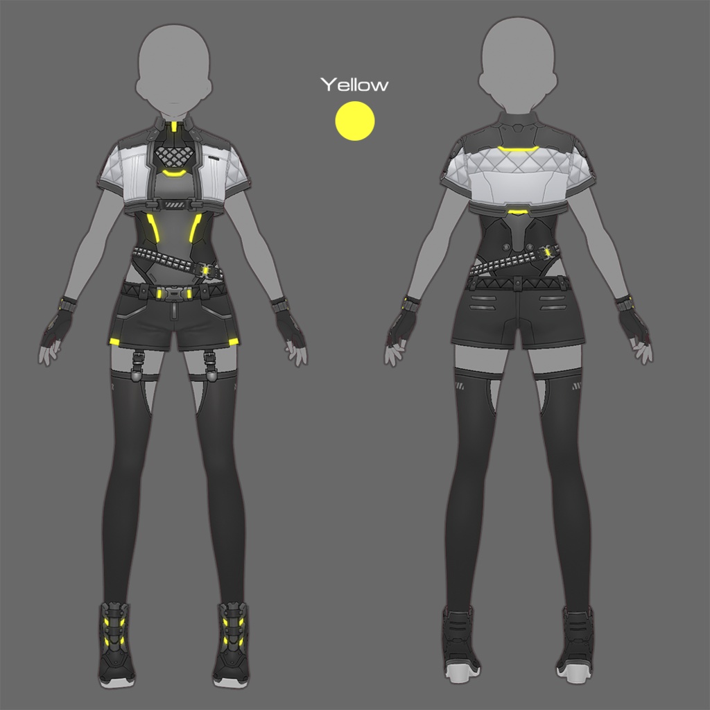 【VRoid texture 80】サイバーパンク12