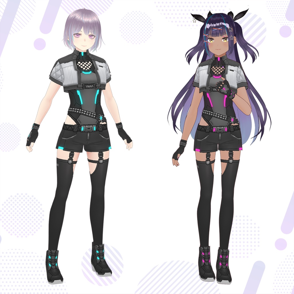 【VRoid texture 80】サイバーパンク12