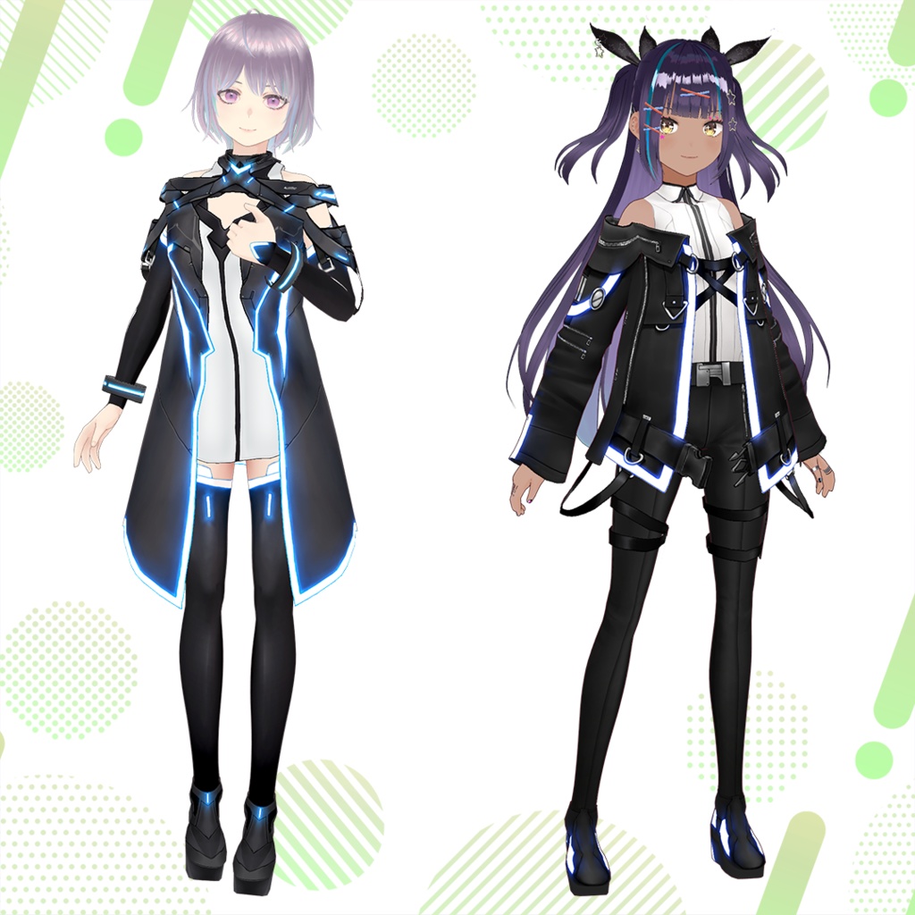 【月替わり】VRoid用コスチューム2点セット B
