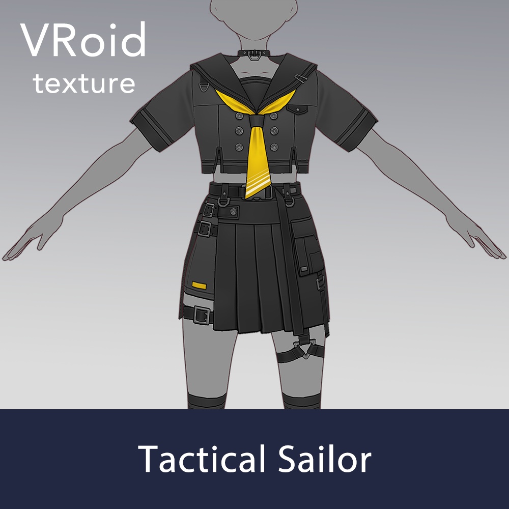 【VRoid texture 81】タクティカルセーラー