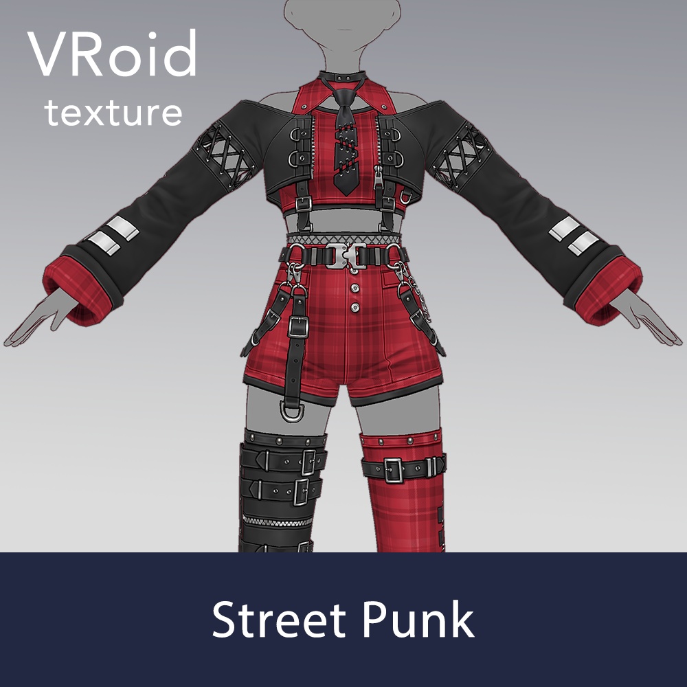 【VRoid texture 83】ストリートパンク