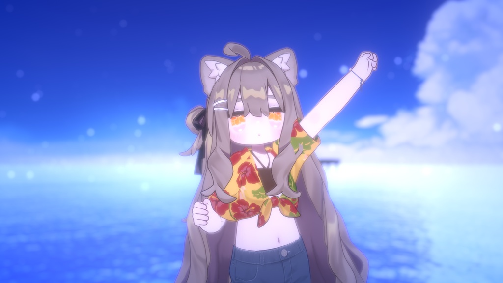 キプフェルちゃん専用アイテクスチャ「Ocean eye」