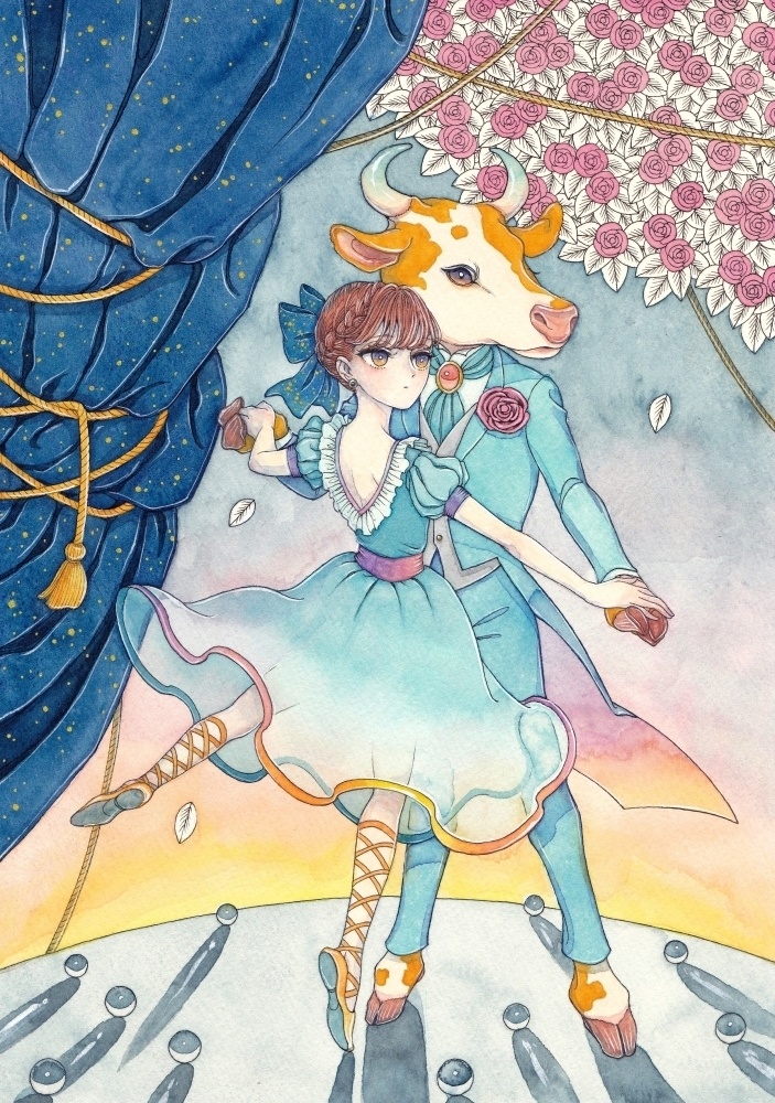 原画「薄明ダンス」