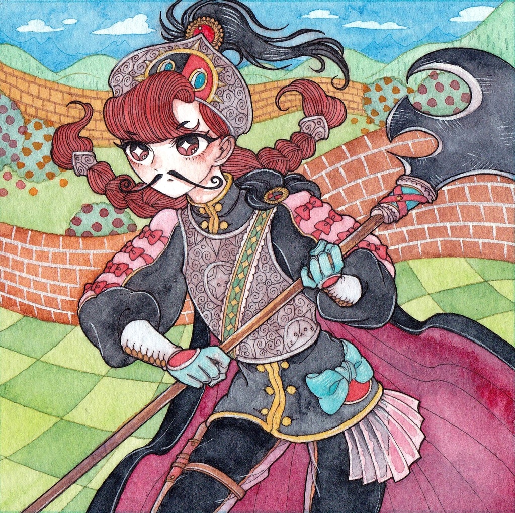 原画「勇猛なる黒のポーン」
