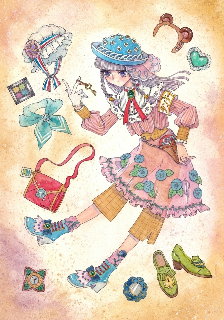 原画「探偵のためのワードローブ」