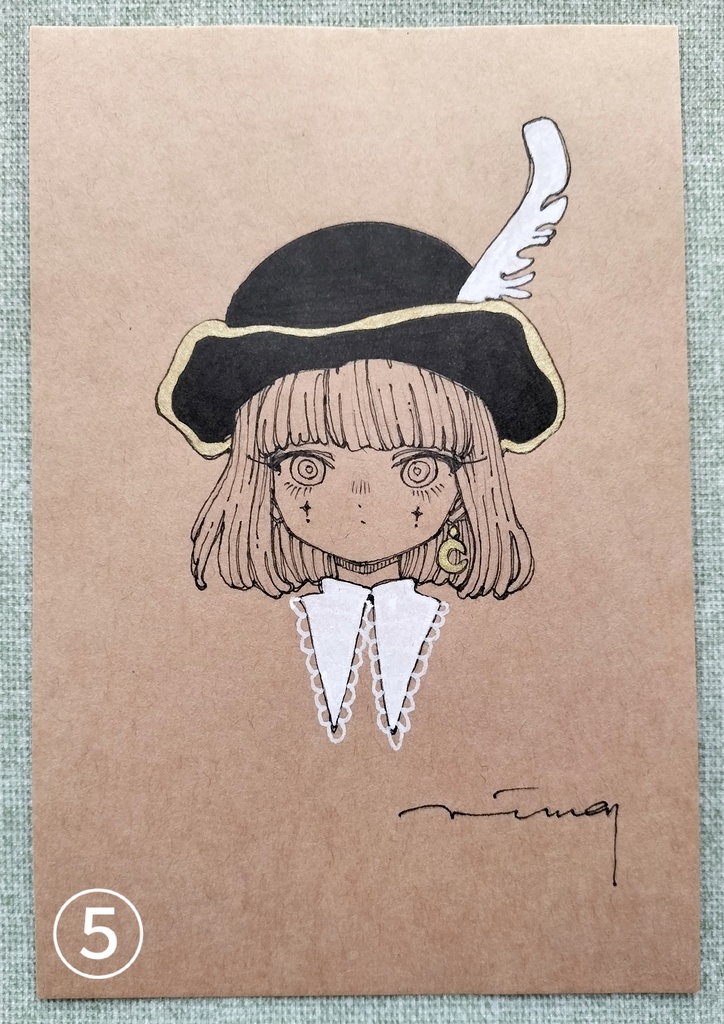 クラフトペーパードローイング ①〜⑬