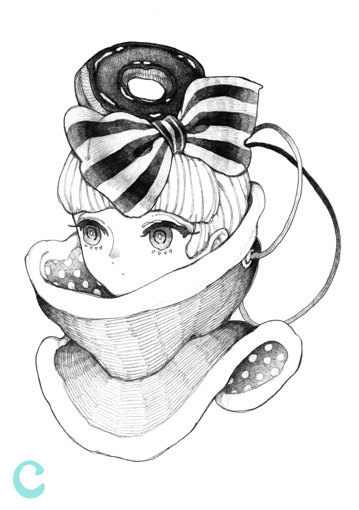 モノクロ原画 a~d