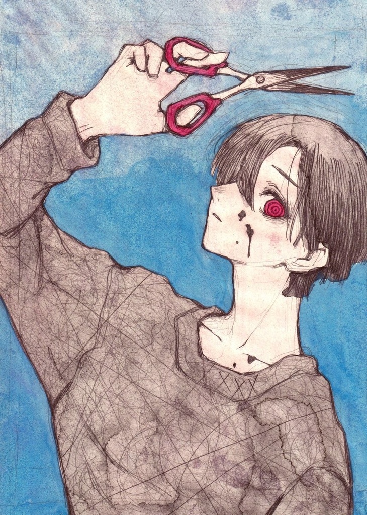 原画「Scissor Man」