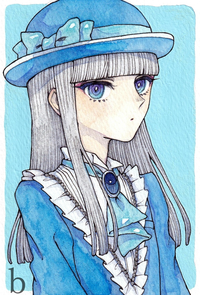 ハガキサイズ原画 a~d