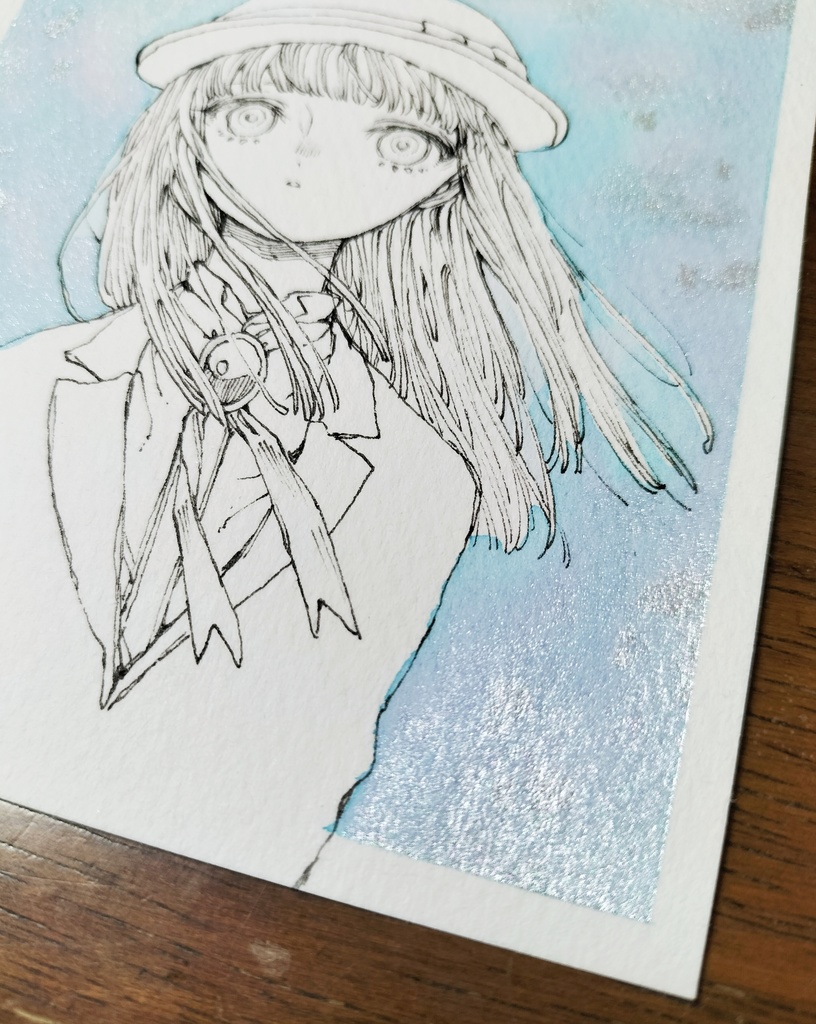 ハガキサイズ原画 a~d