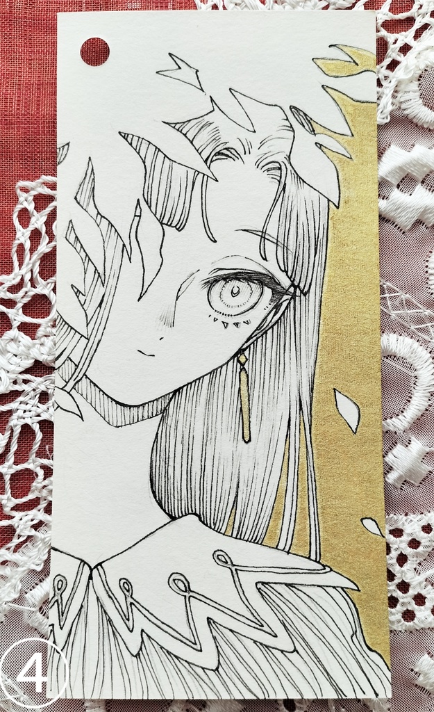 カラーペーパー原画 帽子氏①~⑧