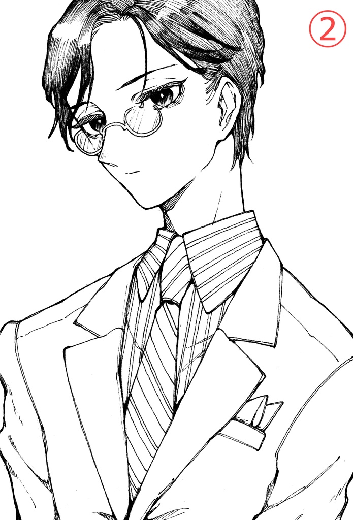 モノクロ原画①~⑩