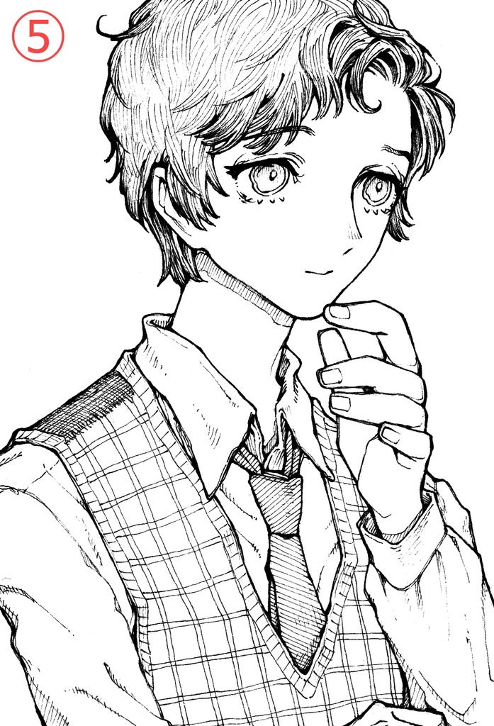 モノクロ原画①~⑩