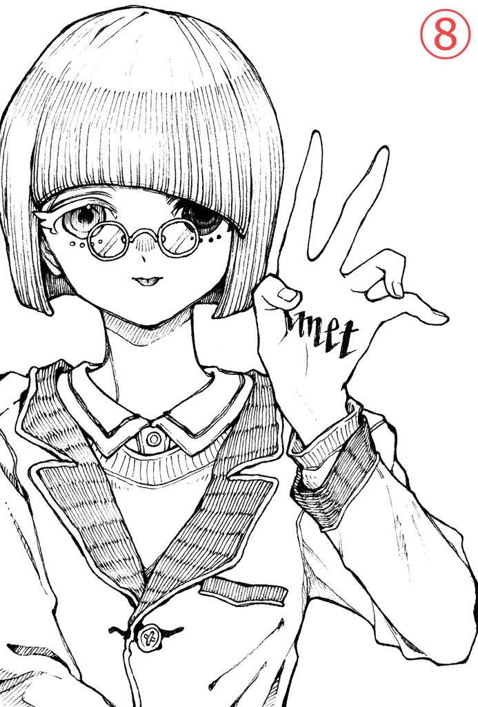 モノクロ原画①~⑩