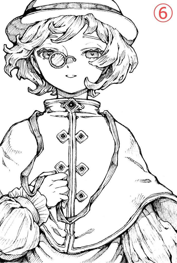 モノクロ原画①~⑩