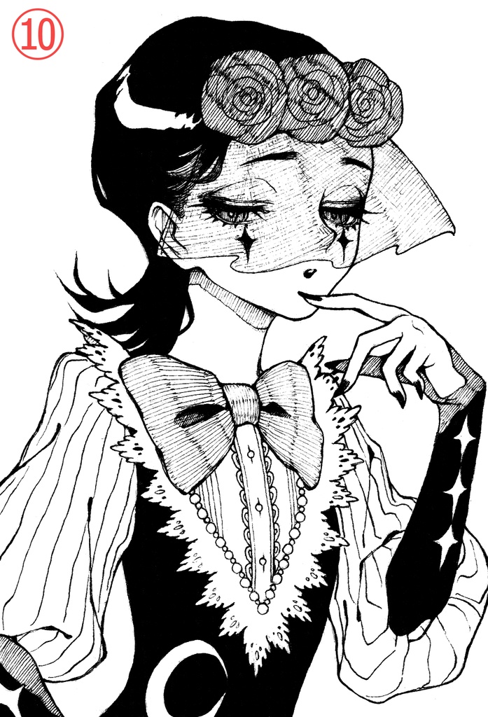 モノクロ原画①~⑩