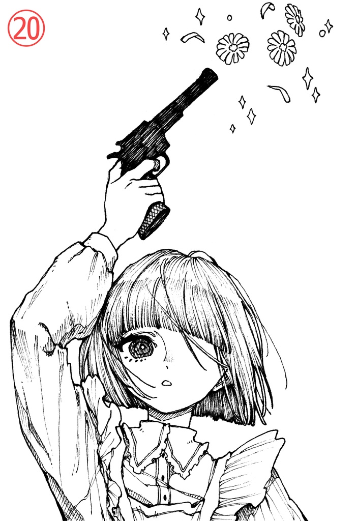 モノクロ原画⑪~⑳