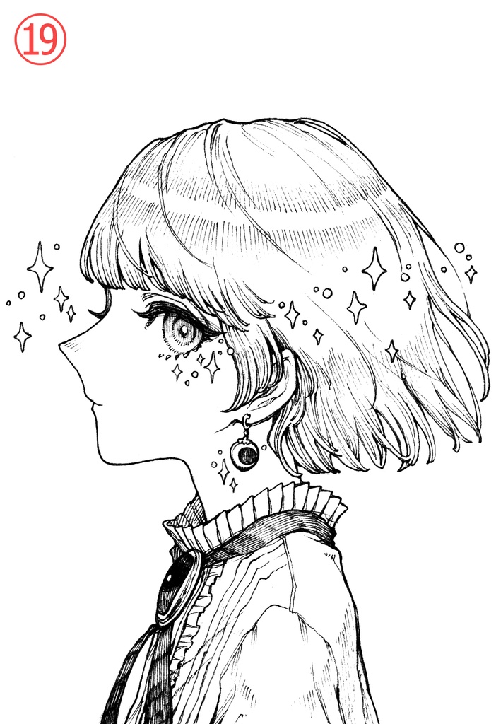 モノクロ原画⑪~⑳
