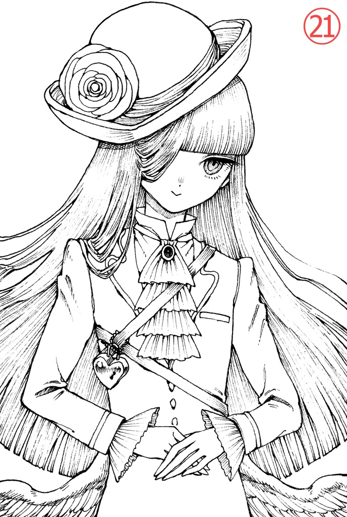 モノクロ原画㉑～㉓
