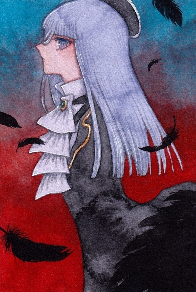 原画「黒い翼」
