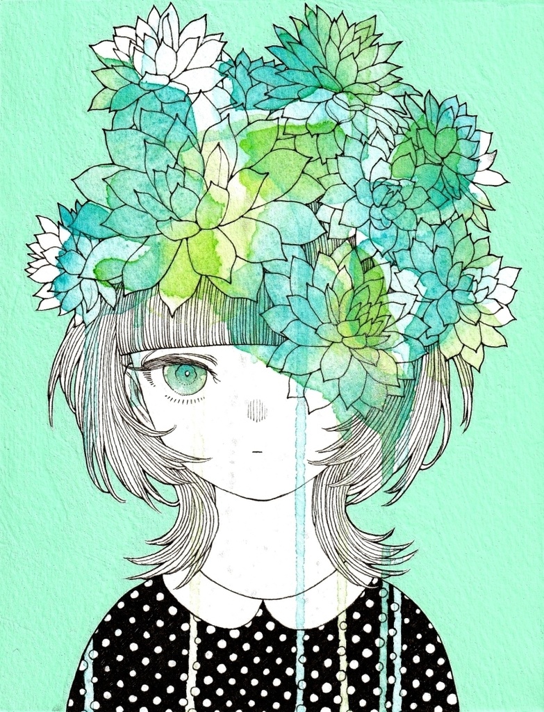 パネル原画「翠々」