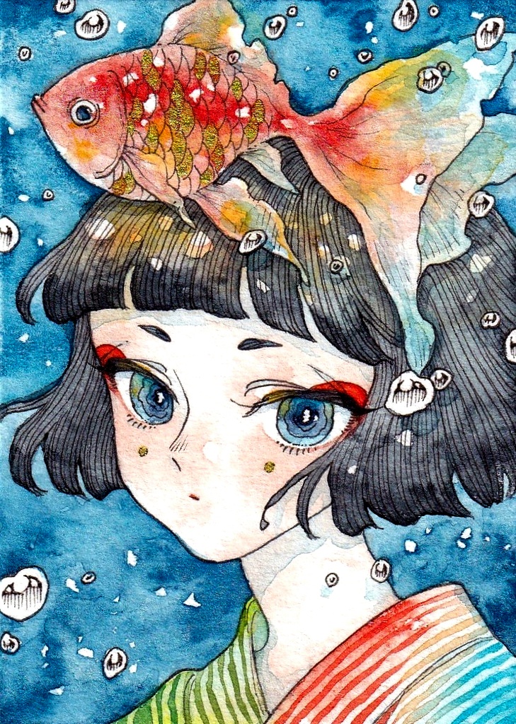 ATC作品「キンギョツキ」