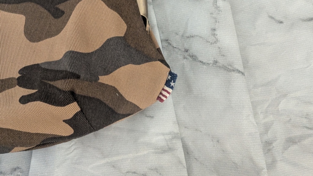 がま口ぬいバッグ&ミニがま口(迷彩・NASA))