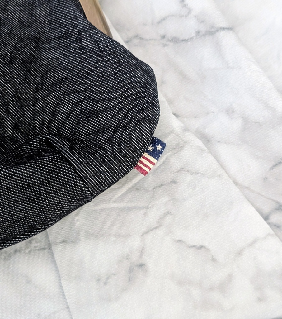 がま口ぬいバッグ&ミニがま口(デニム・アメリカン)