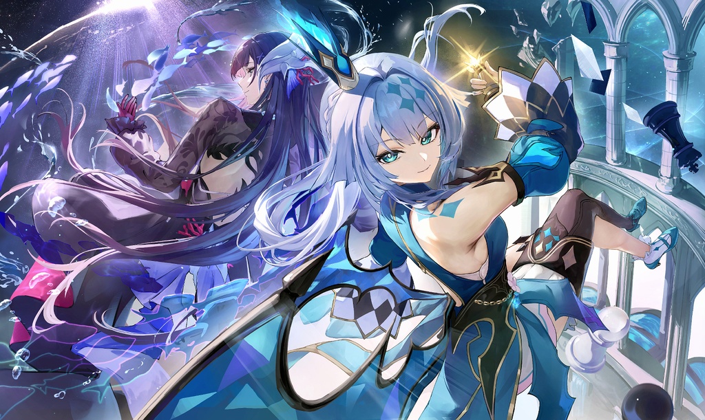 プレイマット‼(ケリュドラ / セイレンス)610mmx 355mm