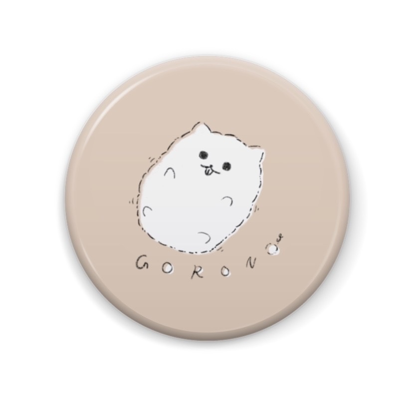 毛玉なポメラニアン 缶バッチ