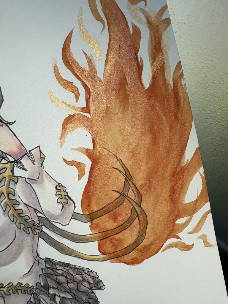 東方Project  磐永 阿梨夜  手描きイラスト B5サイズ