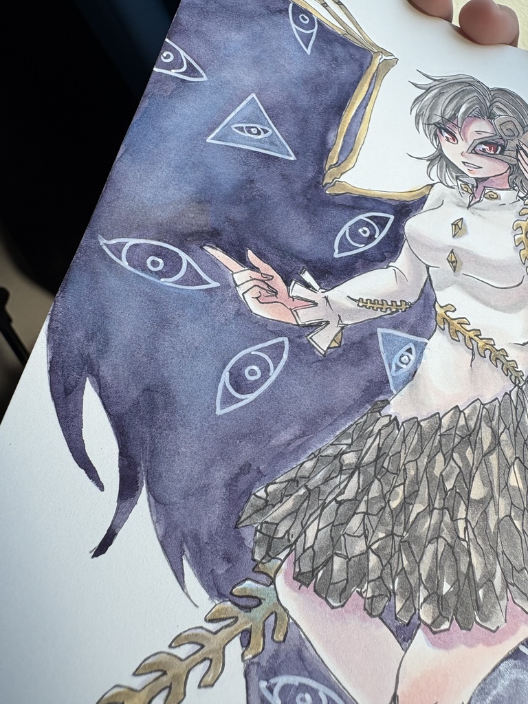 東方Project  磐永 阿梨夜  手描きイラスト B5サイズ