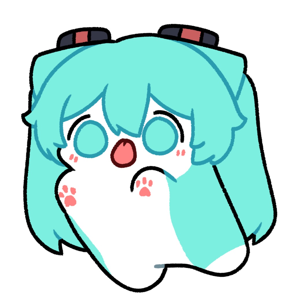 Mikucat Keychain1