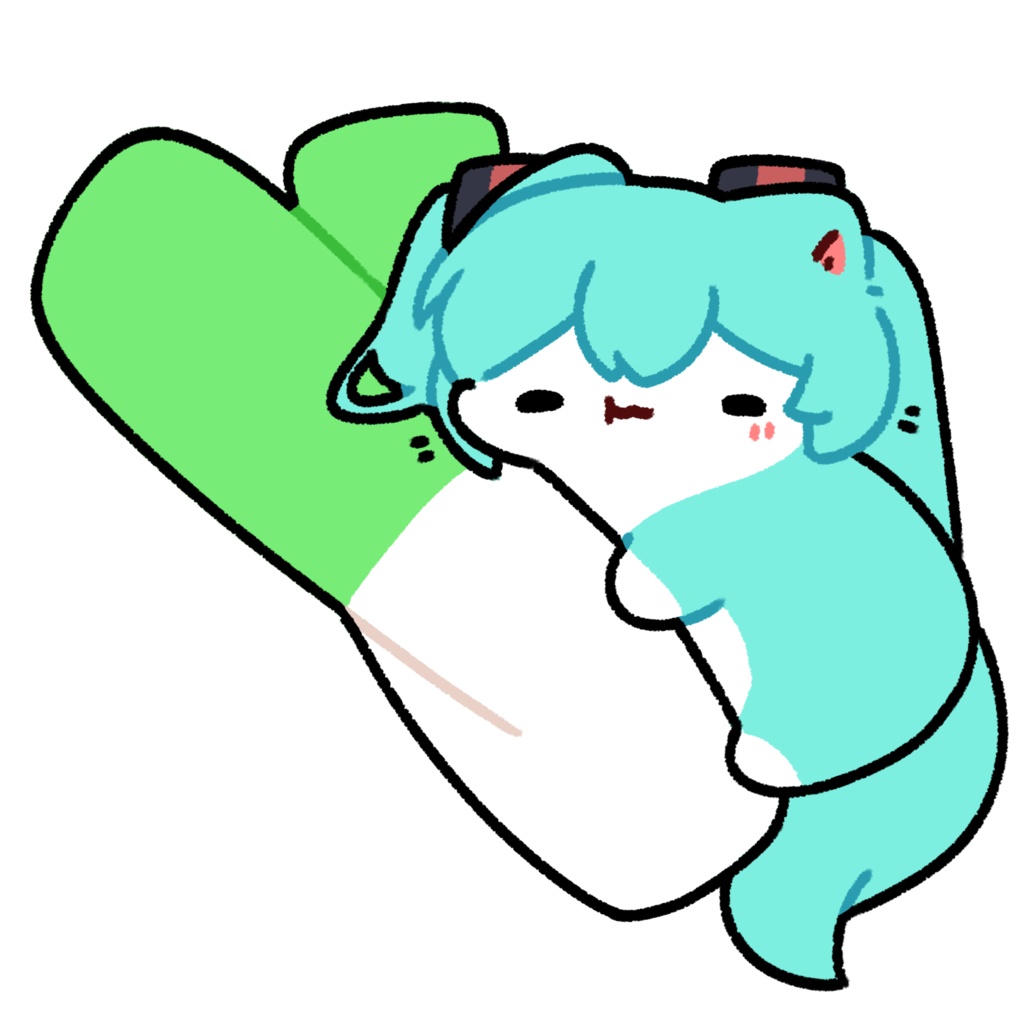 Mikucat Keychain2