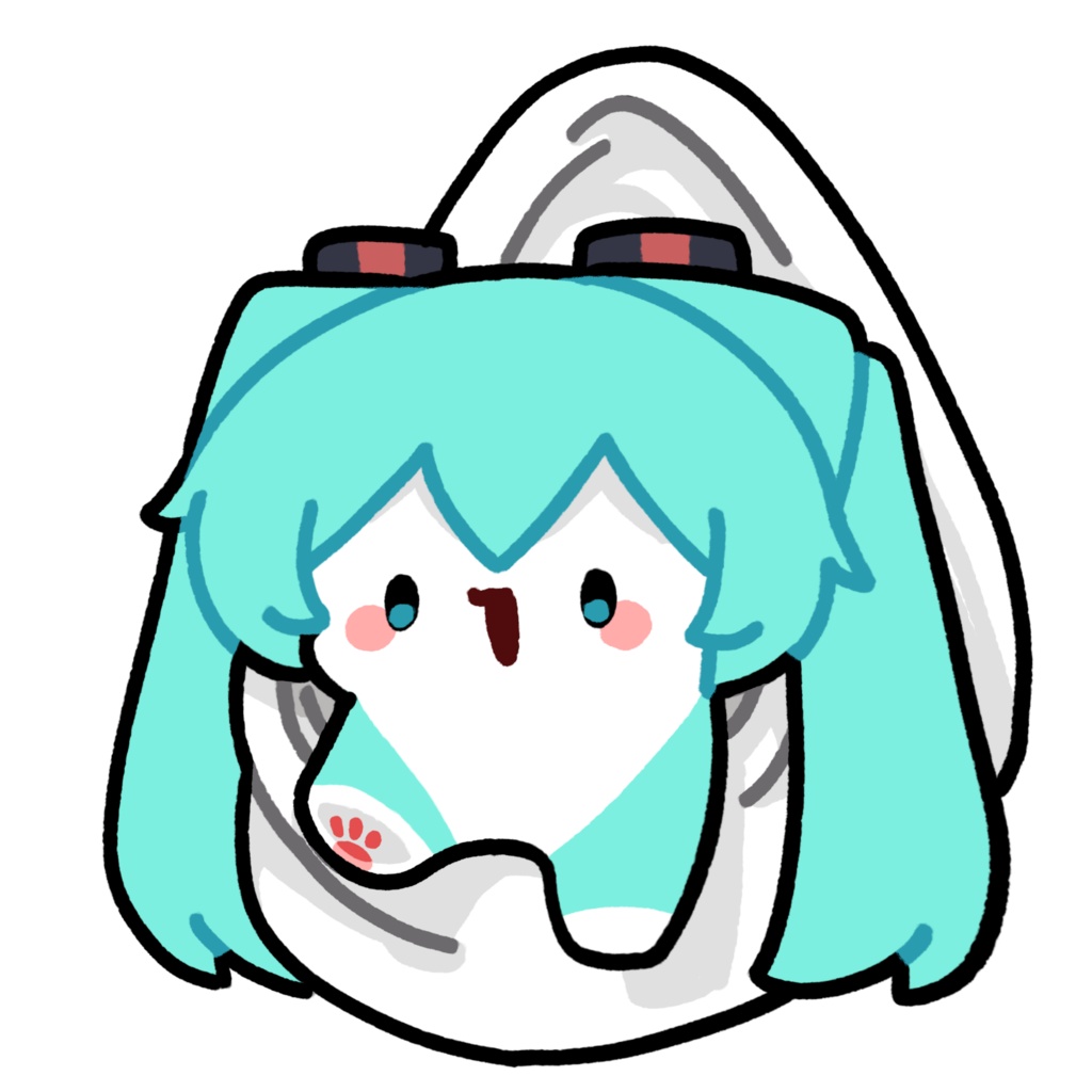 Mikucat Keychain5