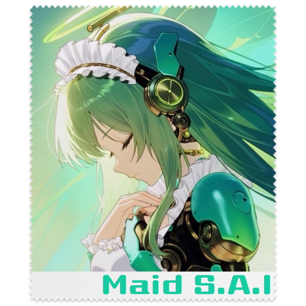AIメカメイドアーティスト「Maid S.A.I 」メガネ拭き